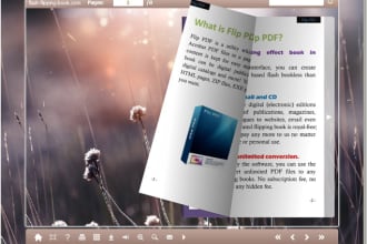 convert your pdf book in beautiful flip book