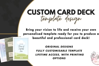 create your custom card deck design template