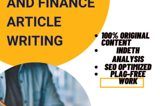write insurance, banking, mortgage, and personal finance articles