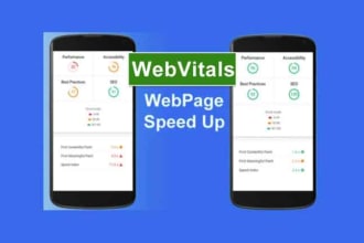 optimize website speed 90 plus gtmetrix, google page speed and web vitals