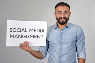 manage and grow your social media with real engagement and organic strategies