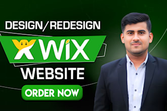 create wix website design, wix website redesign and ecommerce website