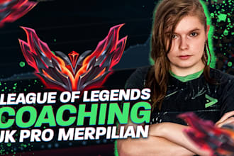 give you tailored coaching from a UK pro iron to challenger in league of legends