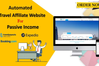 create travel payout affiliate website for passive income