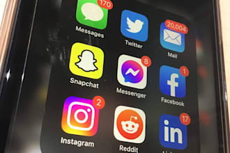 create or manage your social media accounts or pages