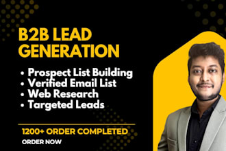 do professional b2b lead generation for any industry