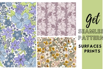 design hand painted patterns for all products