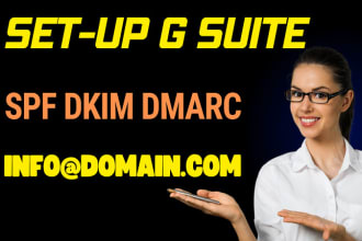 setup g suite spf dkim dmarc record for better inbox deliverability
