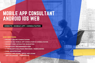 it consultant developer for website android apple ios mobile apps google admob