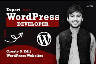 create, revamp, customize, edit and fix issues of wordpress website