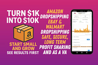 do ebay dropshipping, amazon dropshipping, ebay and amazon product research