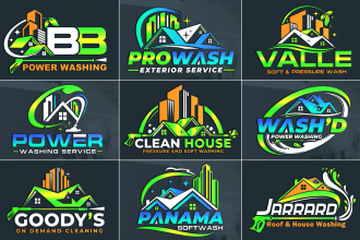 design power and pressure washing logo