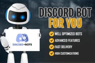 create custom discord bots with API integration and database