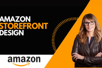 build converting amazon storefront design or brand store