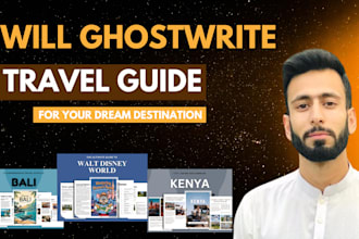 ghostwrite travel ebook, travel guide for any destination