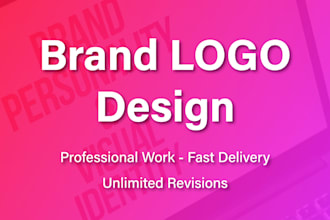 design a minimalist logo or redraw the brand identity symbol