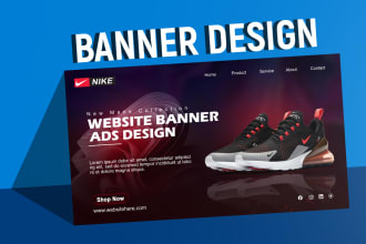 design an awesome shopify website banner and instagram flyer