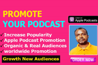 do promote your apple podcast to grow real downloads