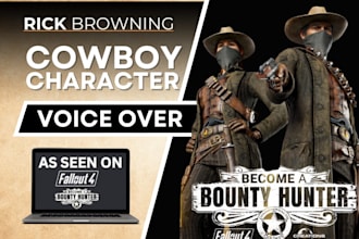be the voice actor for your cowboy character