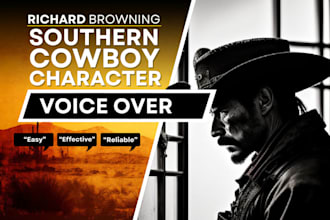 voice your american male southern or cowboy character