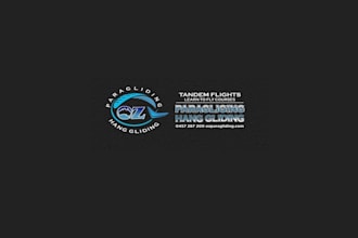 design oz paragliding and hang gliding needs a punchy innovative logo