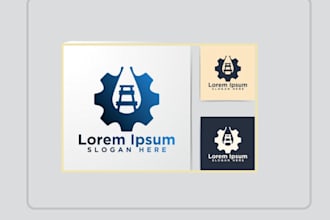 do creative modern engineering logo design