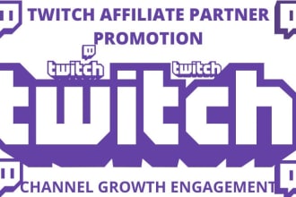 do twitch affiliate partner promotion channel growth engagement