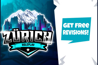 create gaming logo for fivem roleplay and discord server