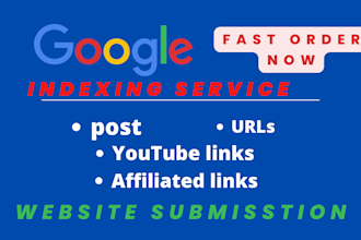 index your website urls on google within 24
