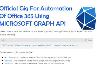 automate office365 operations using microsoft graph API scripts
