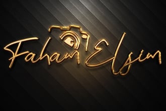 turn your text and logo into a realistic 3d gold effect