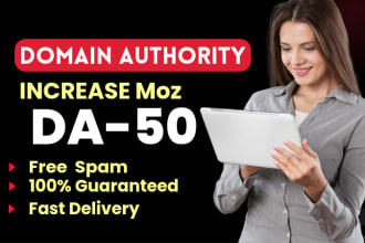 increase domain authority moz da 50 plus
