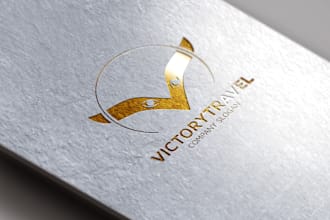 design a premium travel logo with unlimited revisions
