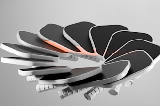 make realistic 3d animation for workout gear or sports items