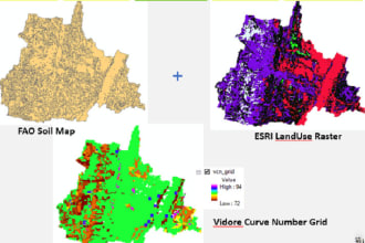 generate gis maps using arcgis qgis arcswat