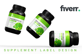 do product label design with unlimited revisions