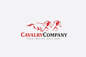 design cavalry company logo
