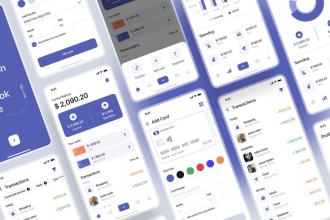 develop fintech app, wallet app, budget app, investment app, banking app