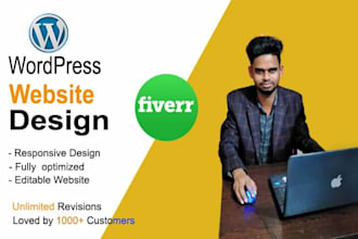 create a business wordpress website design
