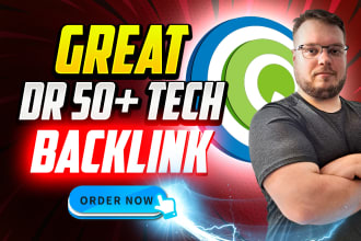 do high DR backlinks for tech niche