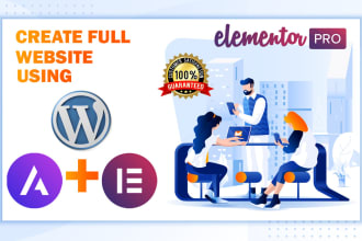 be your elementor pro and wordpress expert