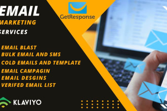setup email marketing campaign ,email blast, bulk email and SMS, newsletter