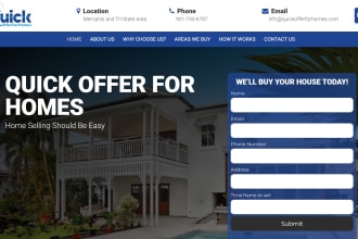 design your real estate investor website