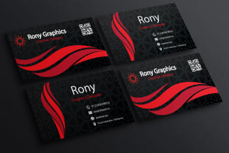 create professional unique and creative business card, id badge,name card design
