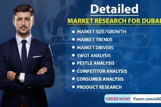 design indepth and comprehensive market research for dubai