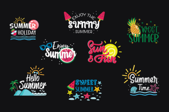 do trendy typography summer t shirt design for pod business