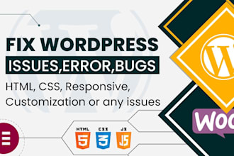 fix bugs elementor divi woo expert wordpress troubleshooter