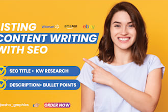 write SEO product description for amazon and walmart shopify
