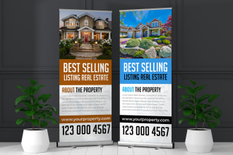 design roll up banner, retractable banner, billboard ads