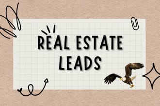 provide quality real estate leads and skip tracing services